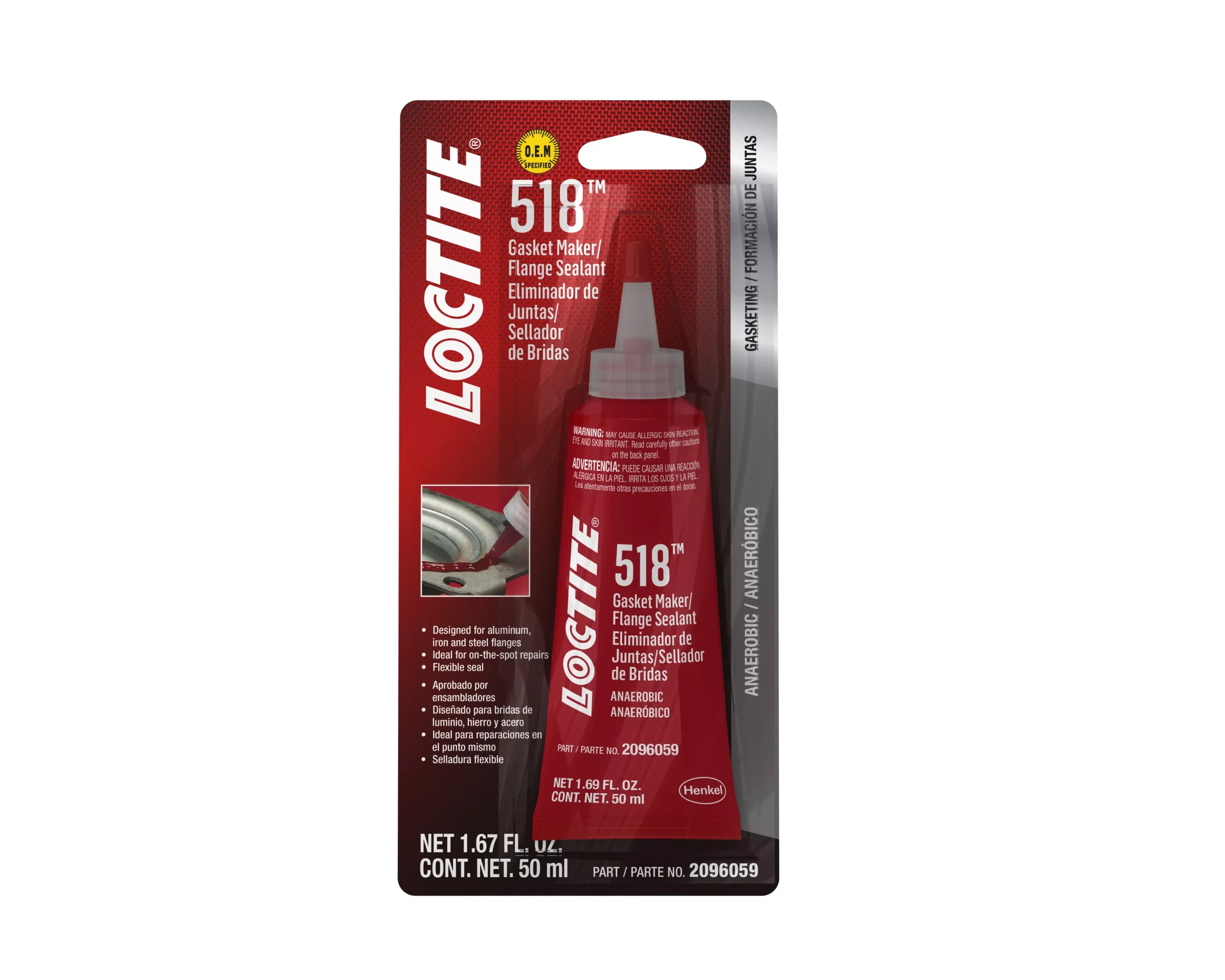 2096059 -Loctite 518 Gasket Maker Flange Sealant