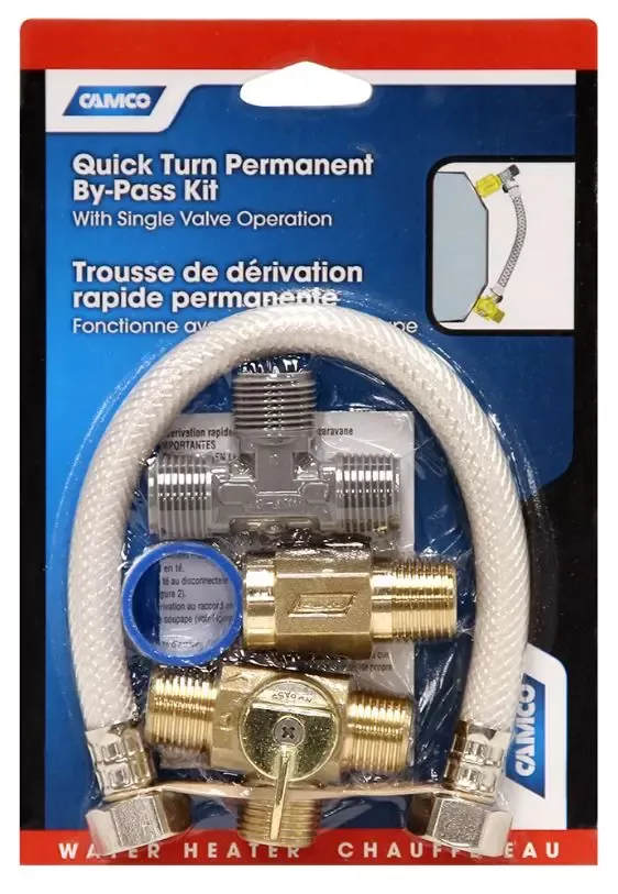 35983 -Camco Quick Turn Permanent Waterheater Bypass Kit