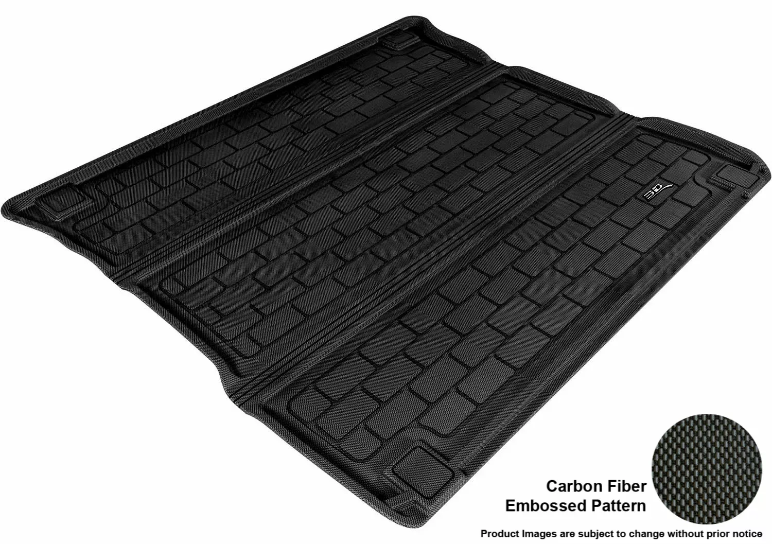 3D MAXpider M1JP0041309 Cargo Custom Fit All-Weather Floor Mat for Select Compatible with/Replacement for Jeep Grand Cherokee Models - Kagu Rubber (Black)