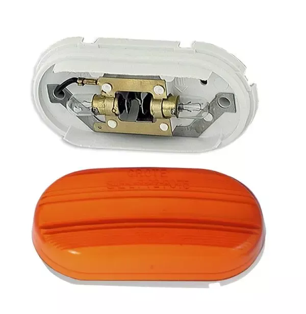 45263 -Grote Clearance/Marker Lamp, Lens Optic, YLW