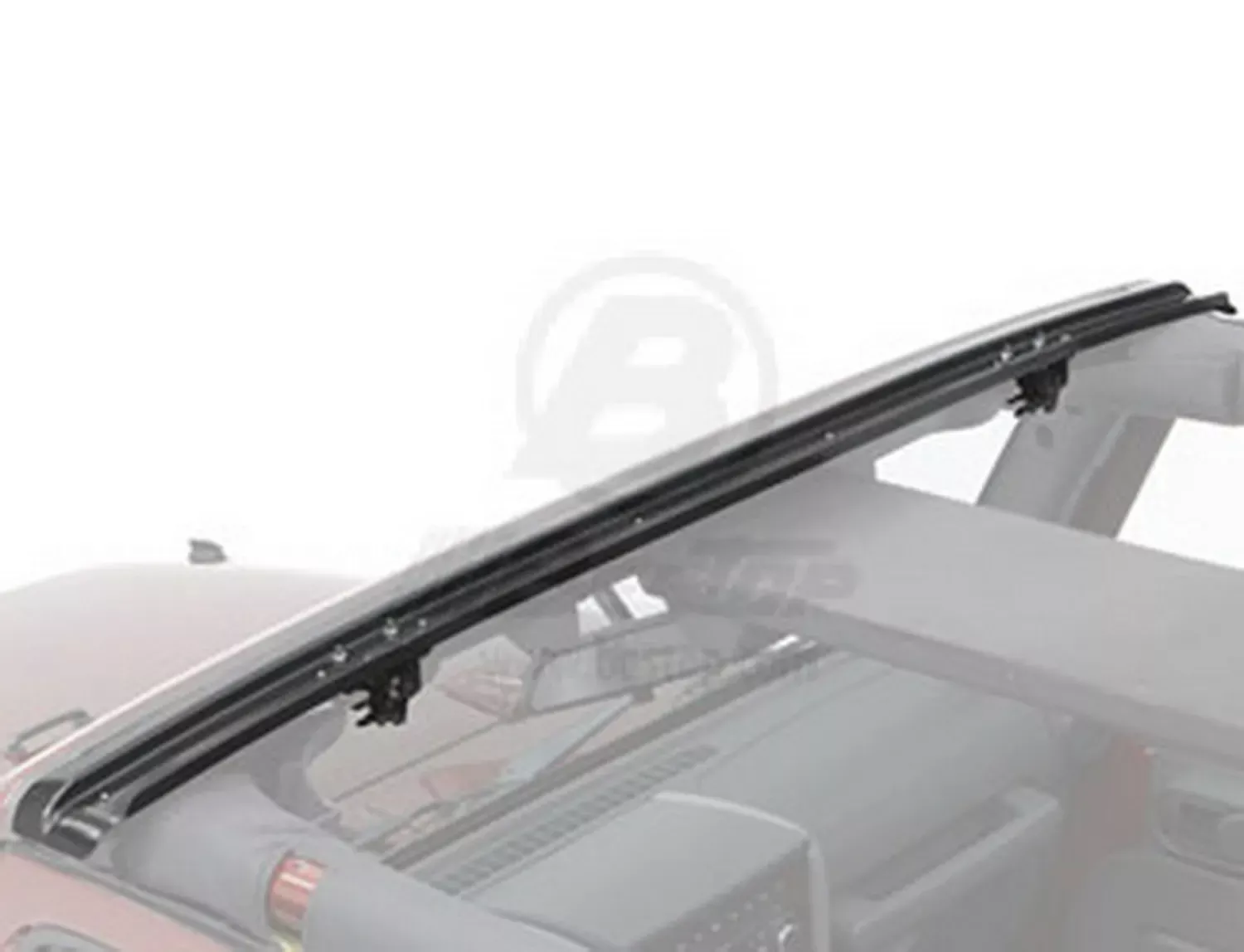 51243-01 -Bestop 5124301 No-Drill Header Windshield Channel for 2007-2018 Wrangler JK 2-Door & 4-Door