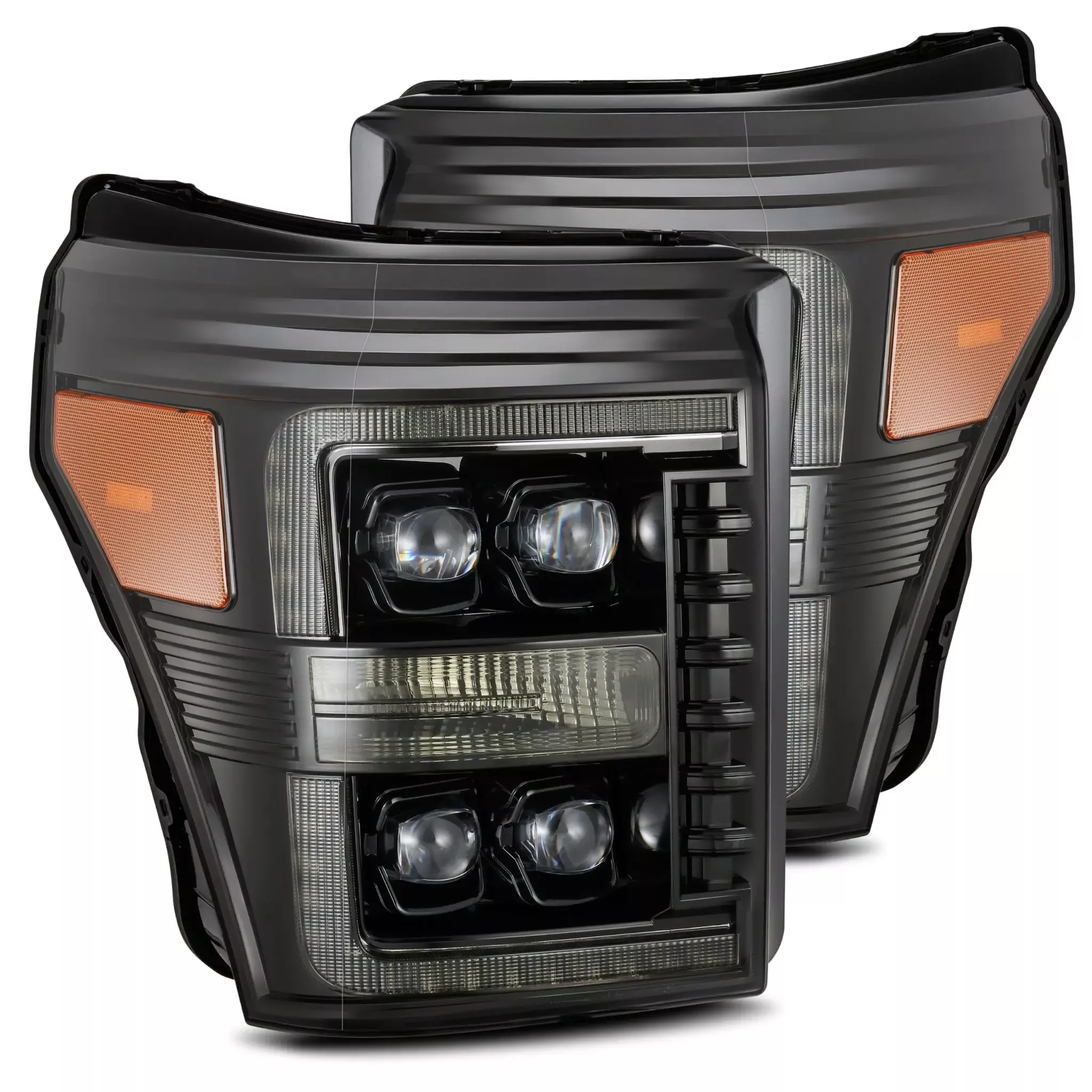 880147 -AlphaRex-LED Projector Headlights in Alpha- Black