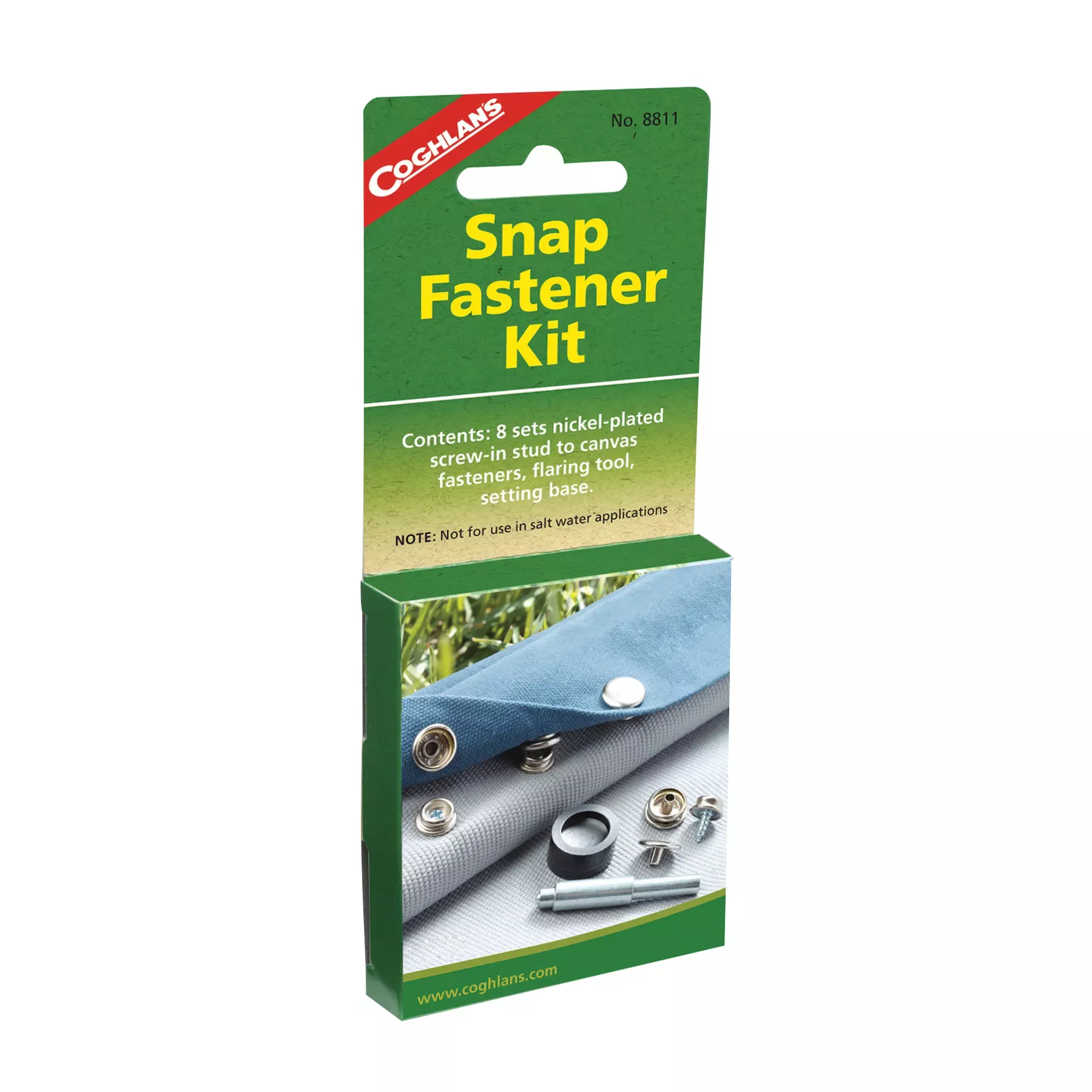 8811 -Coghlan's Snap Fastener Kit, 8-Pack