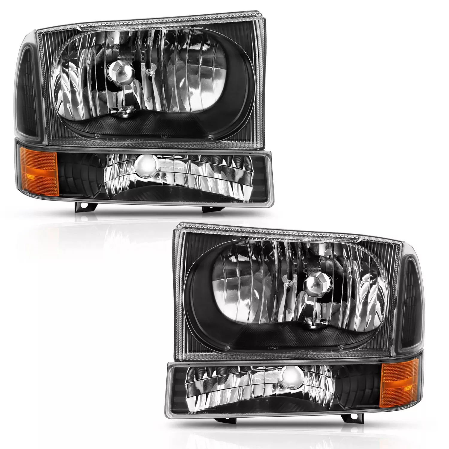 Anzo USA 111457 Crystal Headlight Set