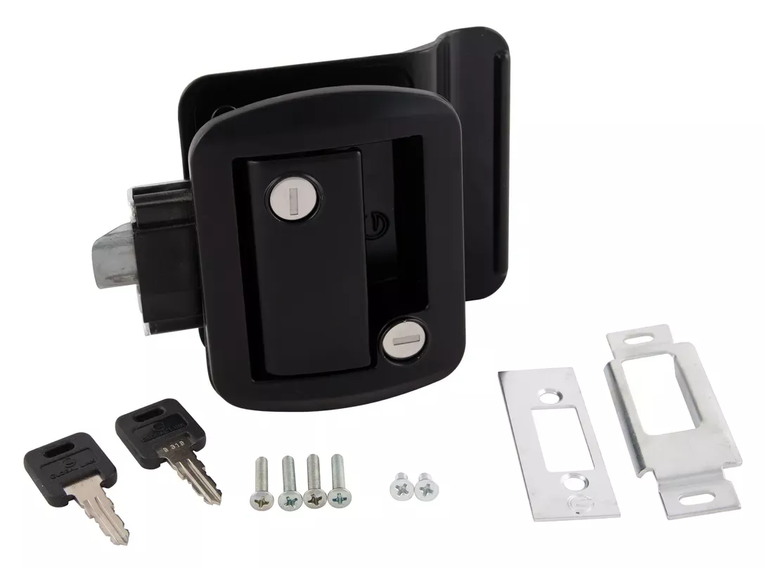 AP PRODUCTS - 013-570 -METAL TT LOCK W/KEYS BLK