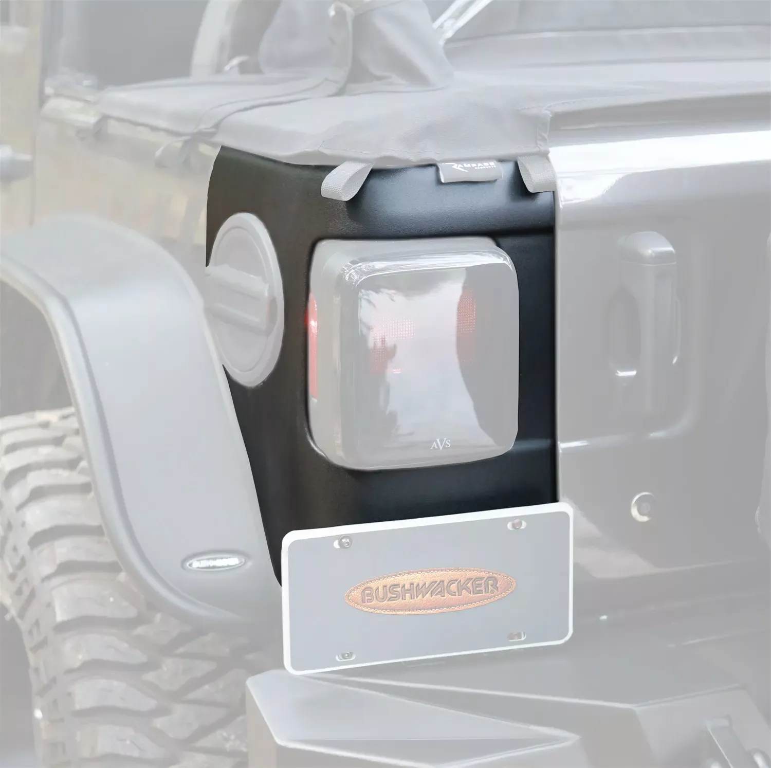 Bushwacker 14084 TrailArmor Corner Guard Fits 18-23 Wrangler (JL)