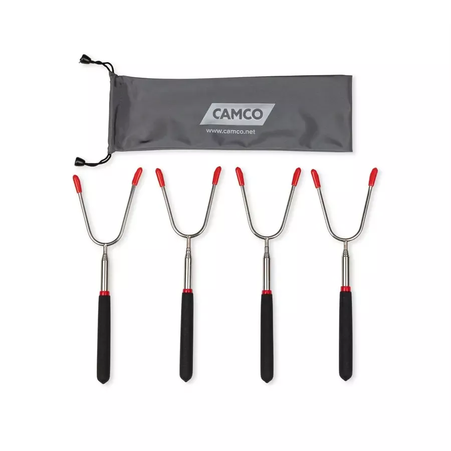 Camco - 44015 -TELESCOPING ROASTING FORK4-PACK