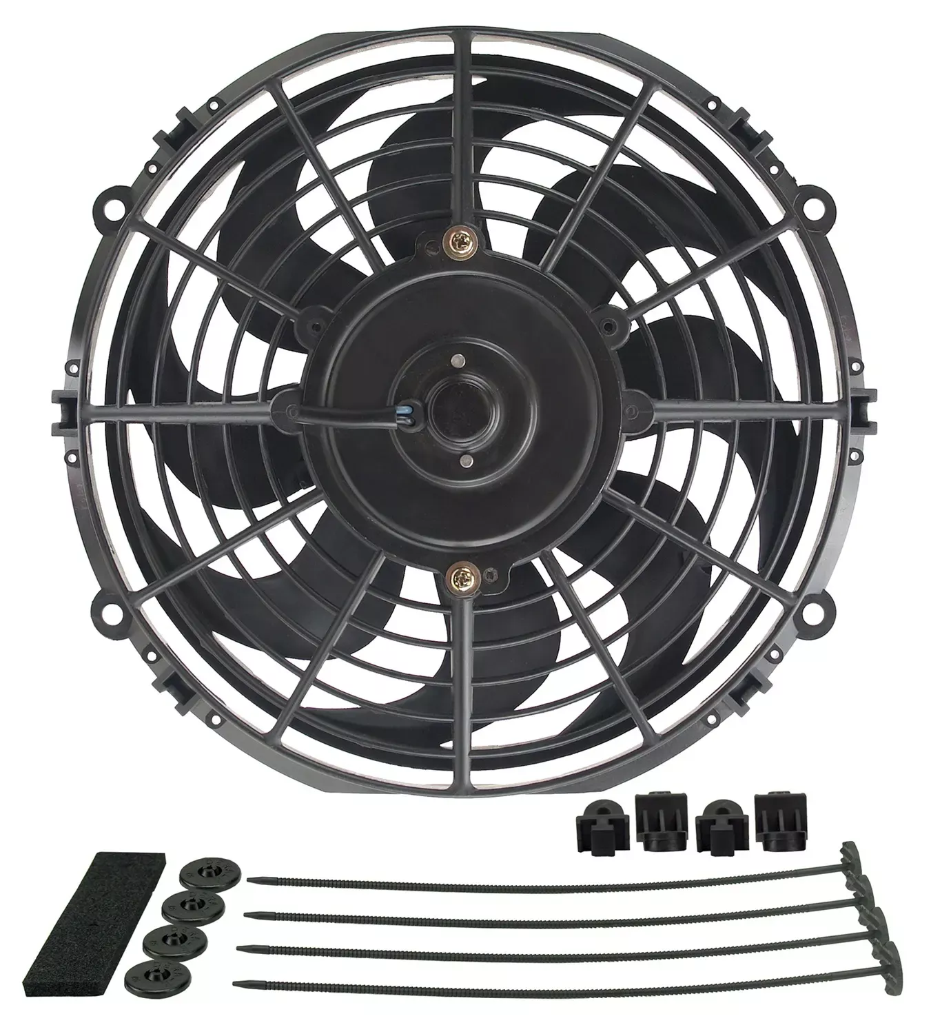 Derale 18910 Dyno-Cool Curved Blade Electric Fan