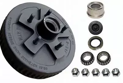 Dexter - 81001 -HUB DRUM 10' W/BEARINGS SEAL GR