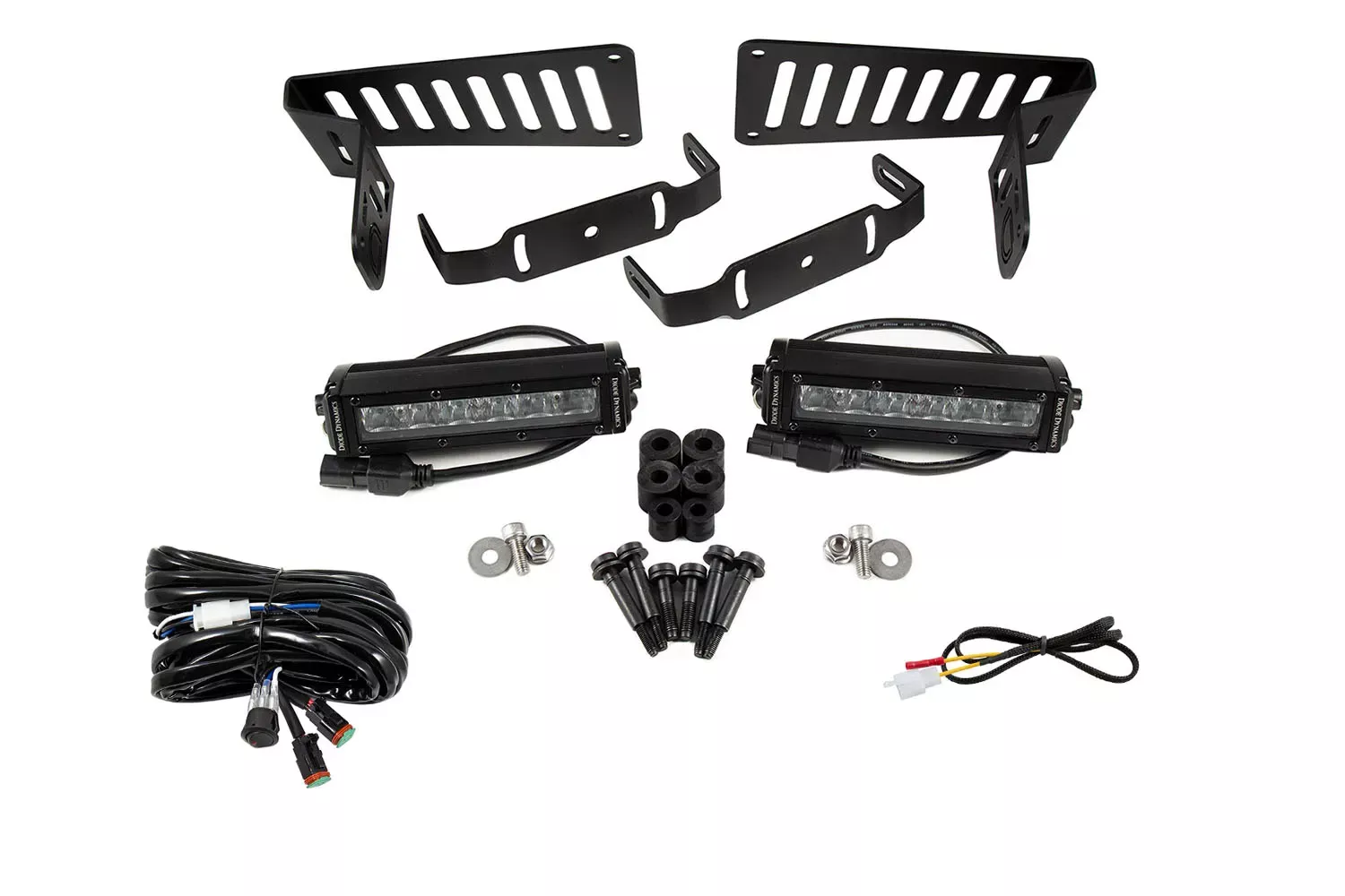 Diode Dynamics - DD6092 - Compatible with/Replacement for Jeep 2018-2021 SS6 Cowl LED Kit White Driving