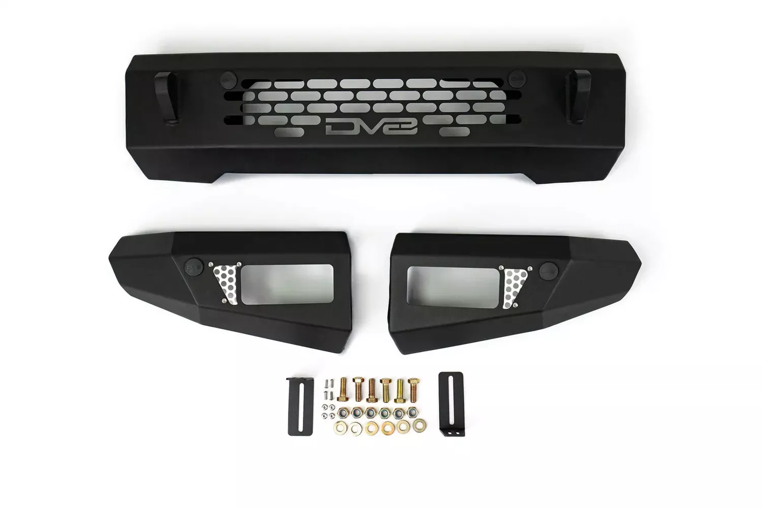 DV8 Offroad FBBR-03 OE Plus Front Bumper Fits 21-22 Compatible with/Replacement for Bronco