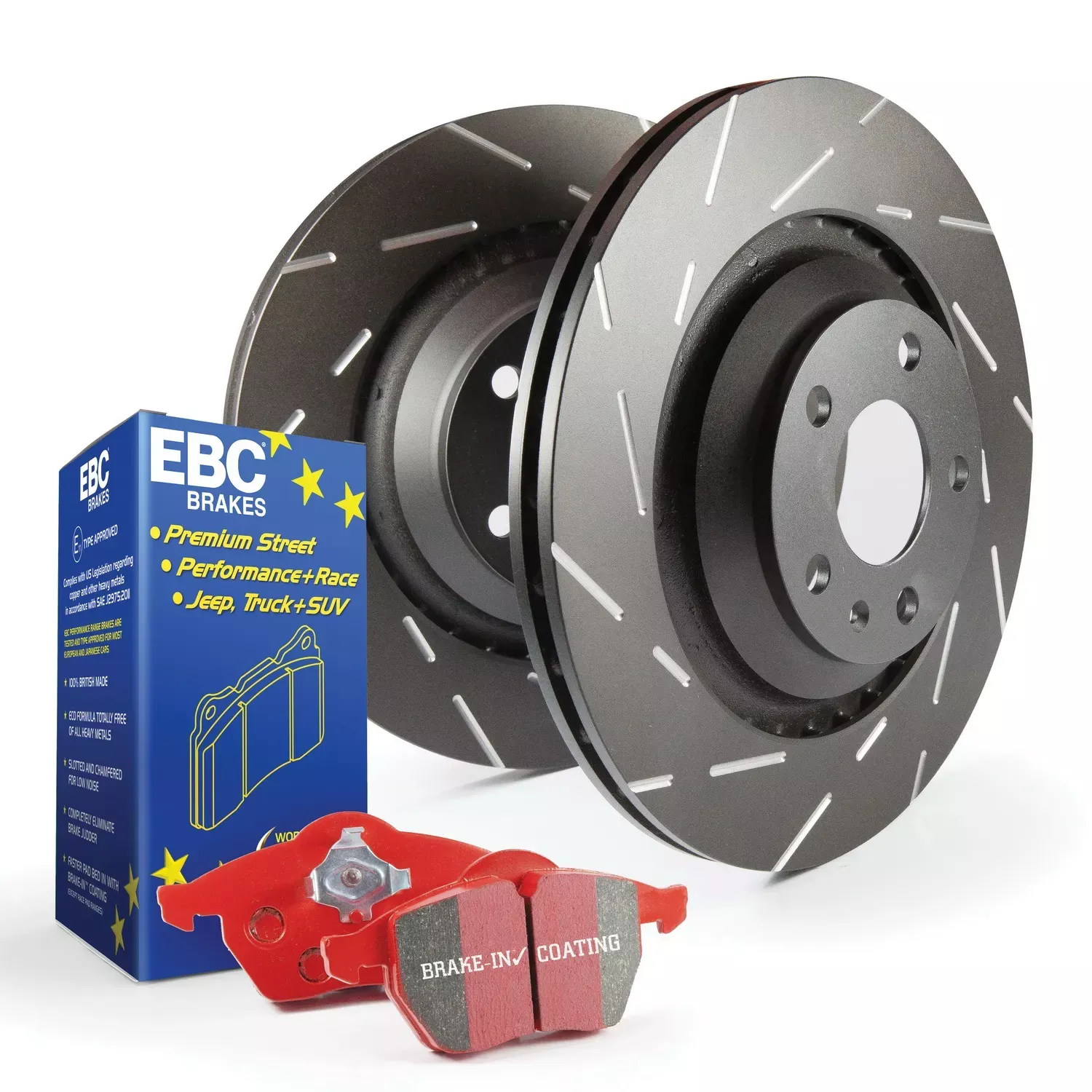 EBC Brakes S4KR1334 S4 Kits Redstuff and USR Rotor