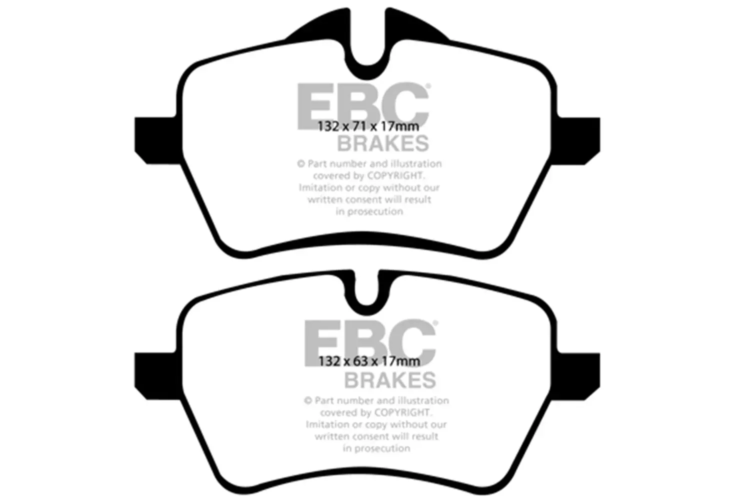 EBC Brakes UD1204 UltimaxBrake Pads