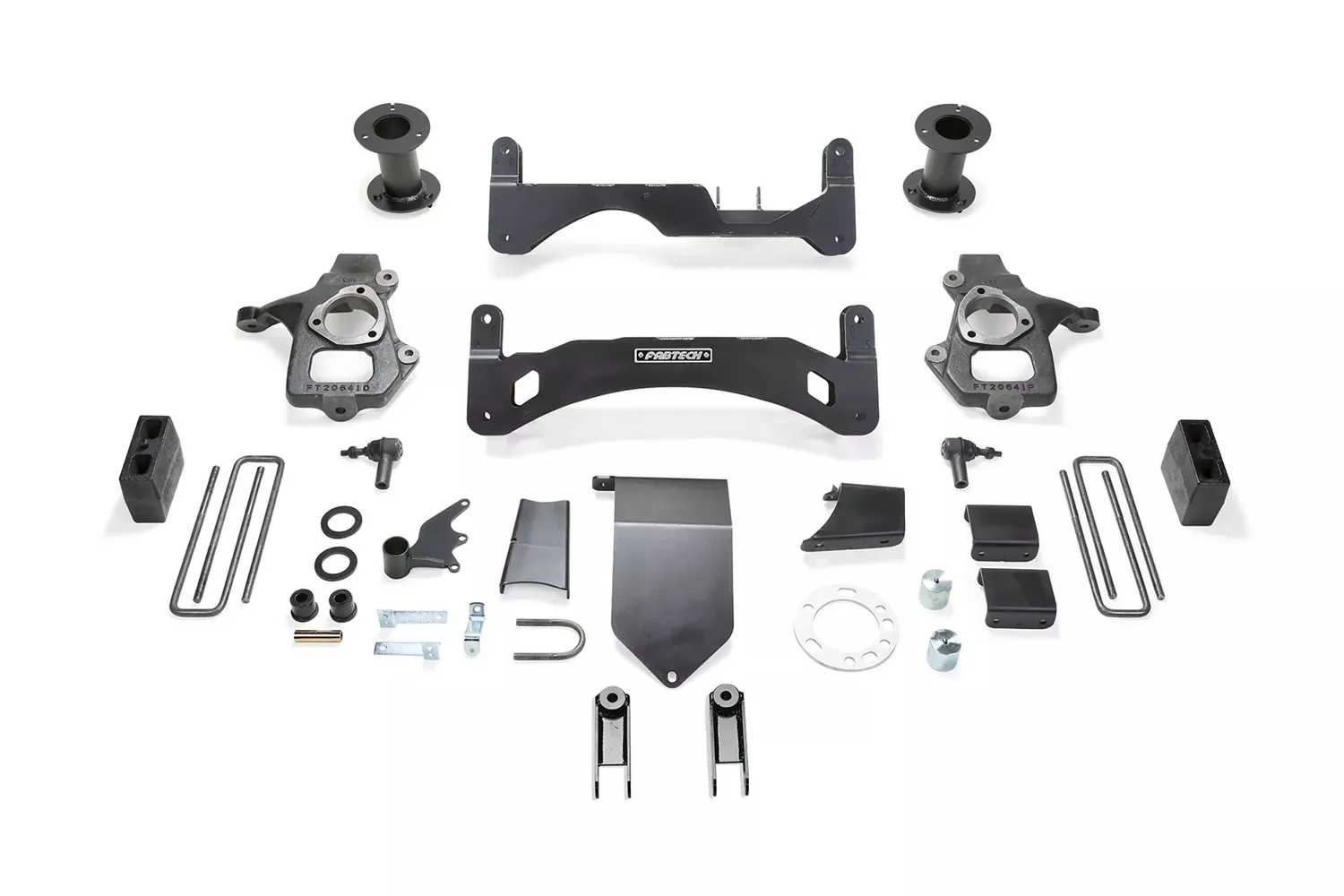Fabtech K1094 Basic Coilover Lift System Fits 14-18 Compatible with/Replacement for Sierra 1500 Silverado 1500