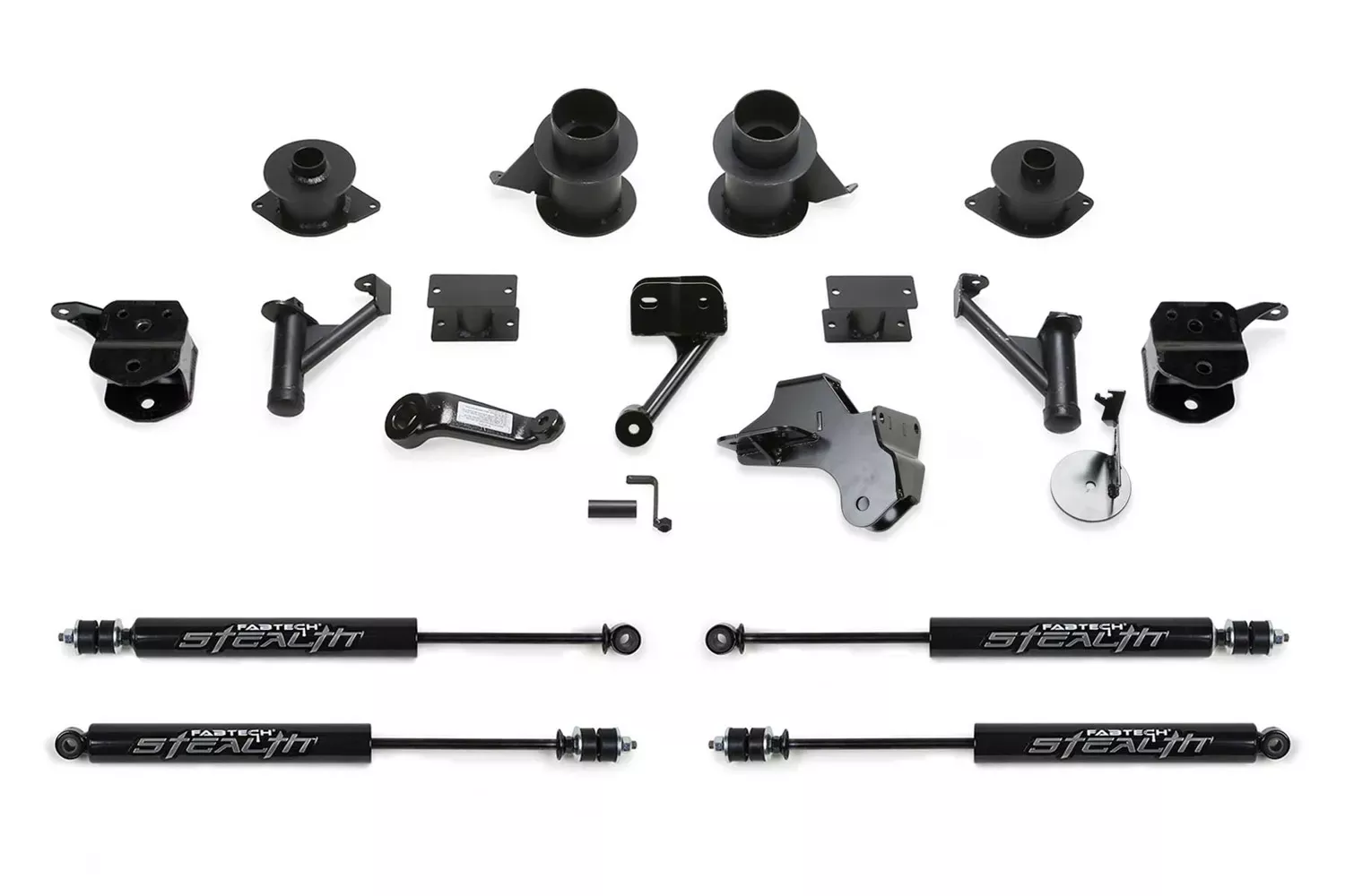 Fabtech K3173M Basic Lift System w/Shocks Fits 19-23 2500 3500