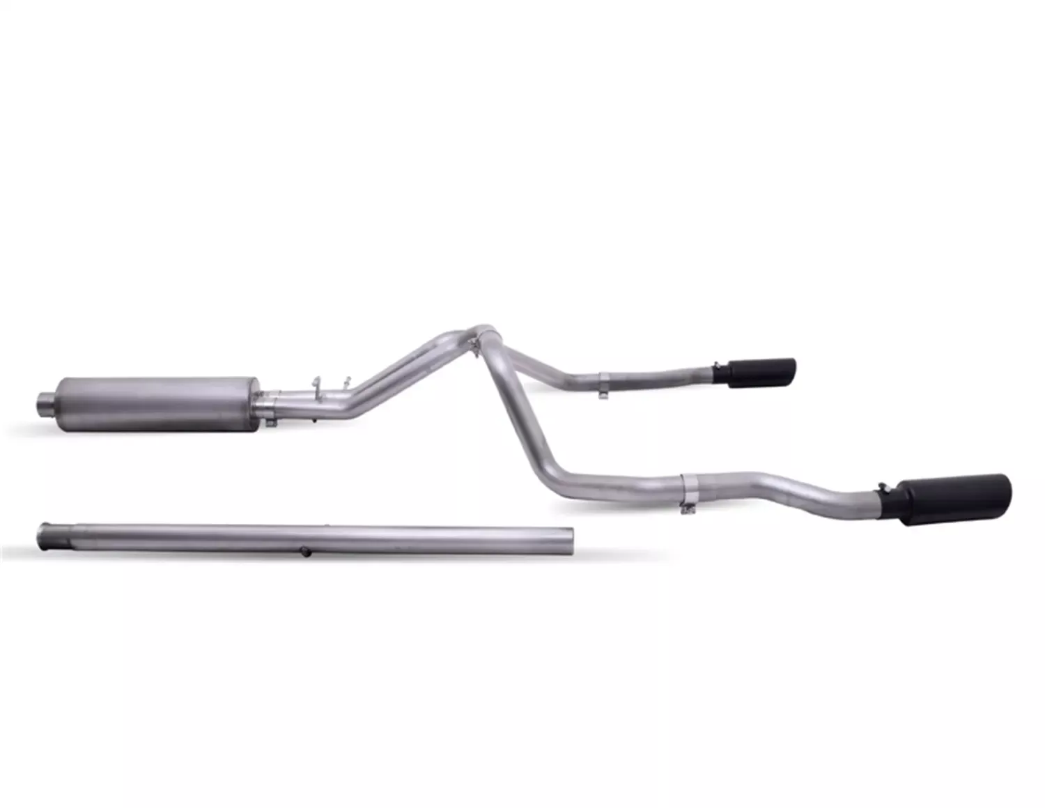 Gibson Performance Exhaust -Gibson Performance 65713B Black Elite Cat-Back Dual Split Exhaust System