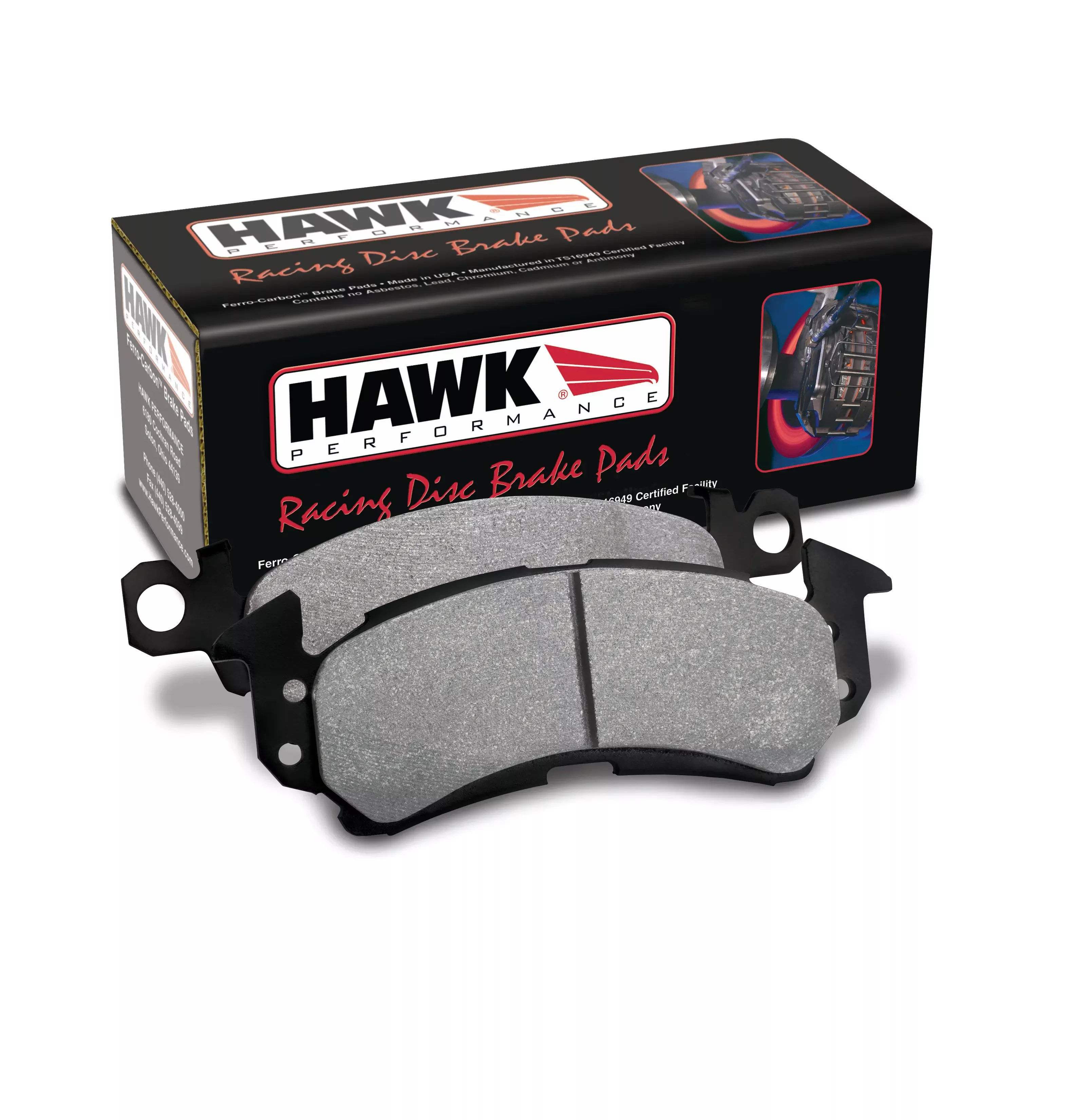Hawk Performance HB119M.594 Black Disc Brake Pad