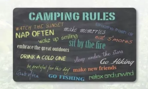 KITTRICH - STRB-14846-20 -ANTI FTIGUE KITCHN MAT CAMP RULES