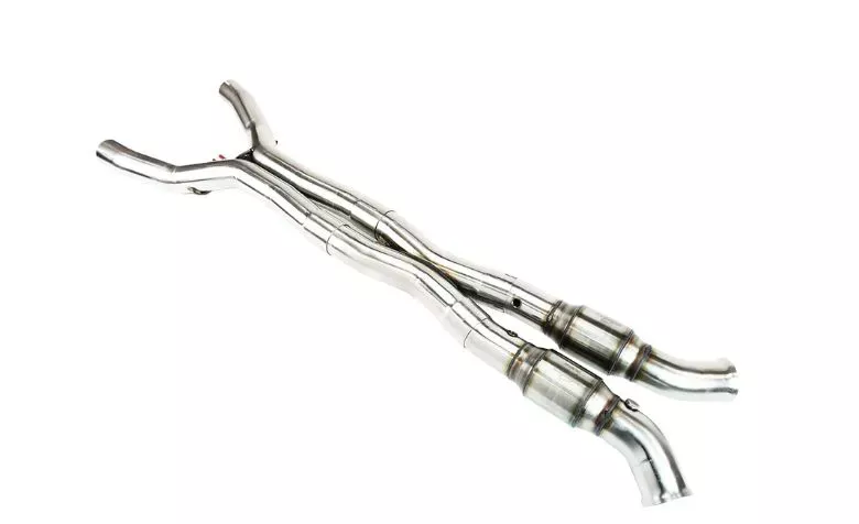 Kooks Headers -Kooks Custom Headers 21703300 GREEN Catted X-Pipe Fits 14-19 Compatible with/Replacement for Corvette