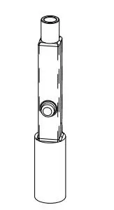 Maxx Air - 10-21232K -LOCK HANDLE SHAFT-K MOD