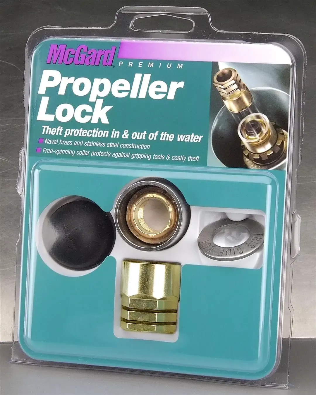 McGard 74040 Marine Propeller Lock Set (M18 x 1.5 Thread Size) - Compatible with/Replacement for Honda/Compatible with/Replacement for YAMAHA/Suzuki - Set of 1