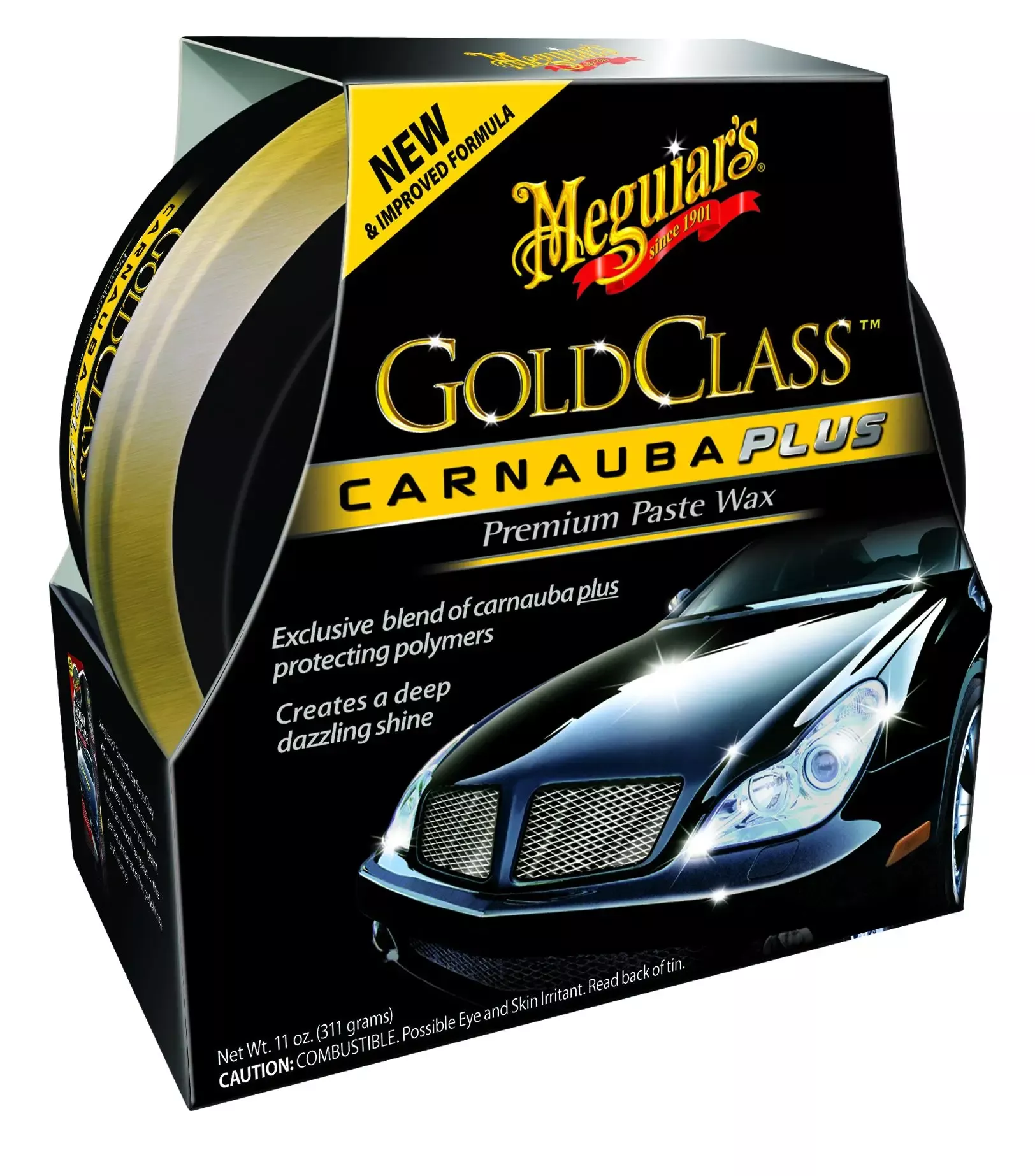 Meguiars - G7014J -Meguiar'S Gold Class Car Wax Paste 11 Oz. Clear Boxed