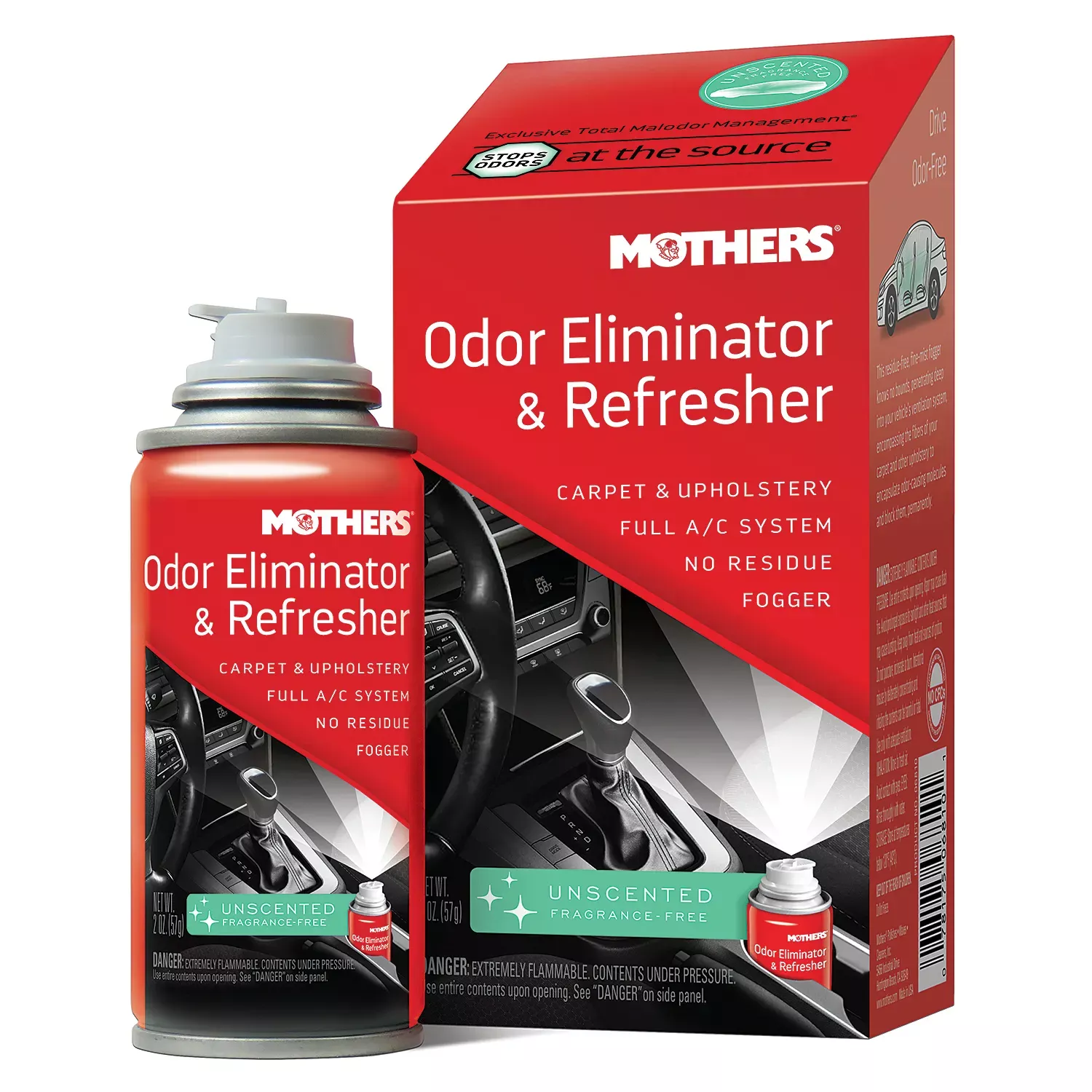 Mothers 06810 Odor Eliminator & Refresher, Unscented
