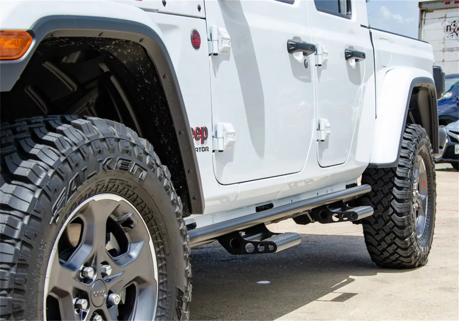 N-Fab J194TRKRS4 RKR Full Length Step System Fits 20-23 Gladiator