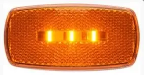 Optronics MCL32ABS Surface Mount LED Marker Clearance Light with Reflex, Amber
