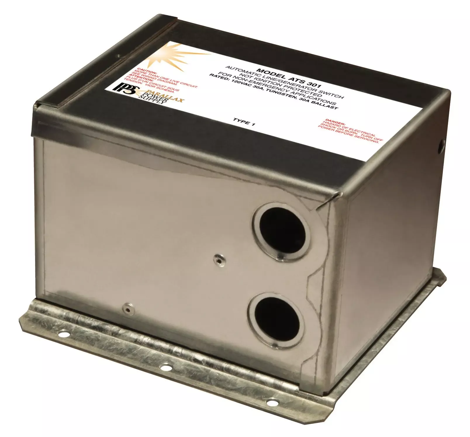 Parallax Power - ATS301 -30 AMP AUTOMATIC TRANSFER