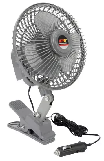 Performance Tool W1658 6" Oscillating Fan (12v w/clamp)