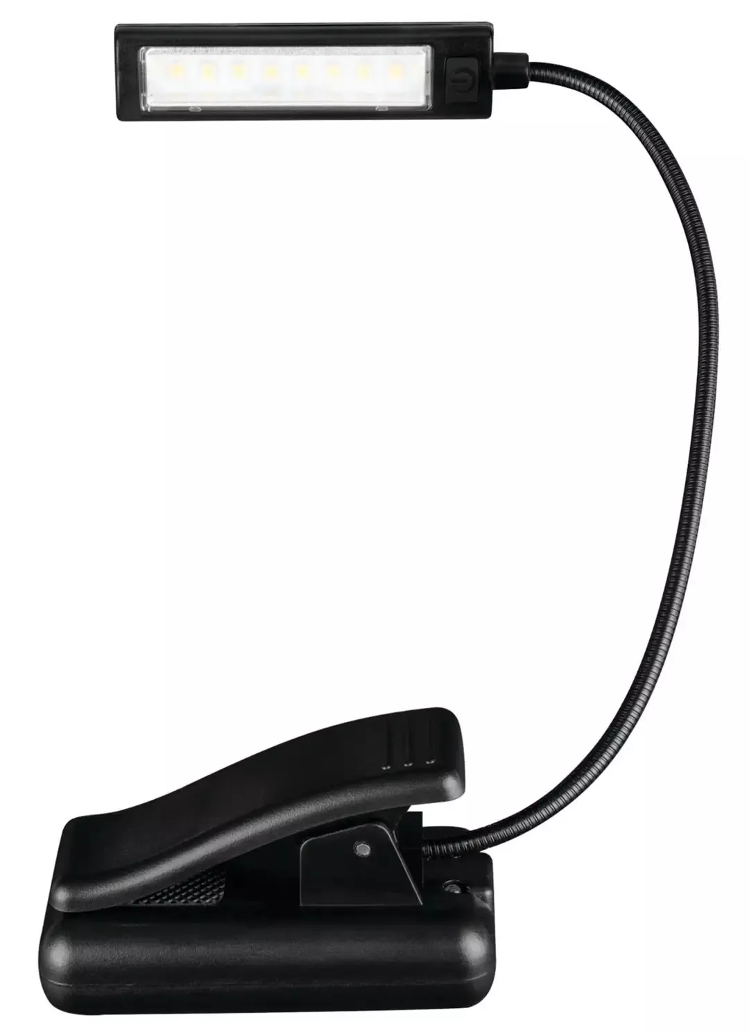 Performance Tool W9209 Rechargeable Book Light, LED Clip Flexible Light, Perfect Gift for Bookworms, Kids & Travel