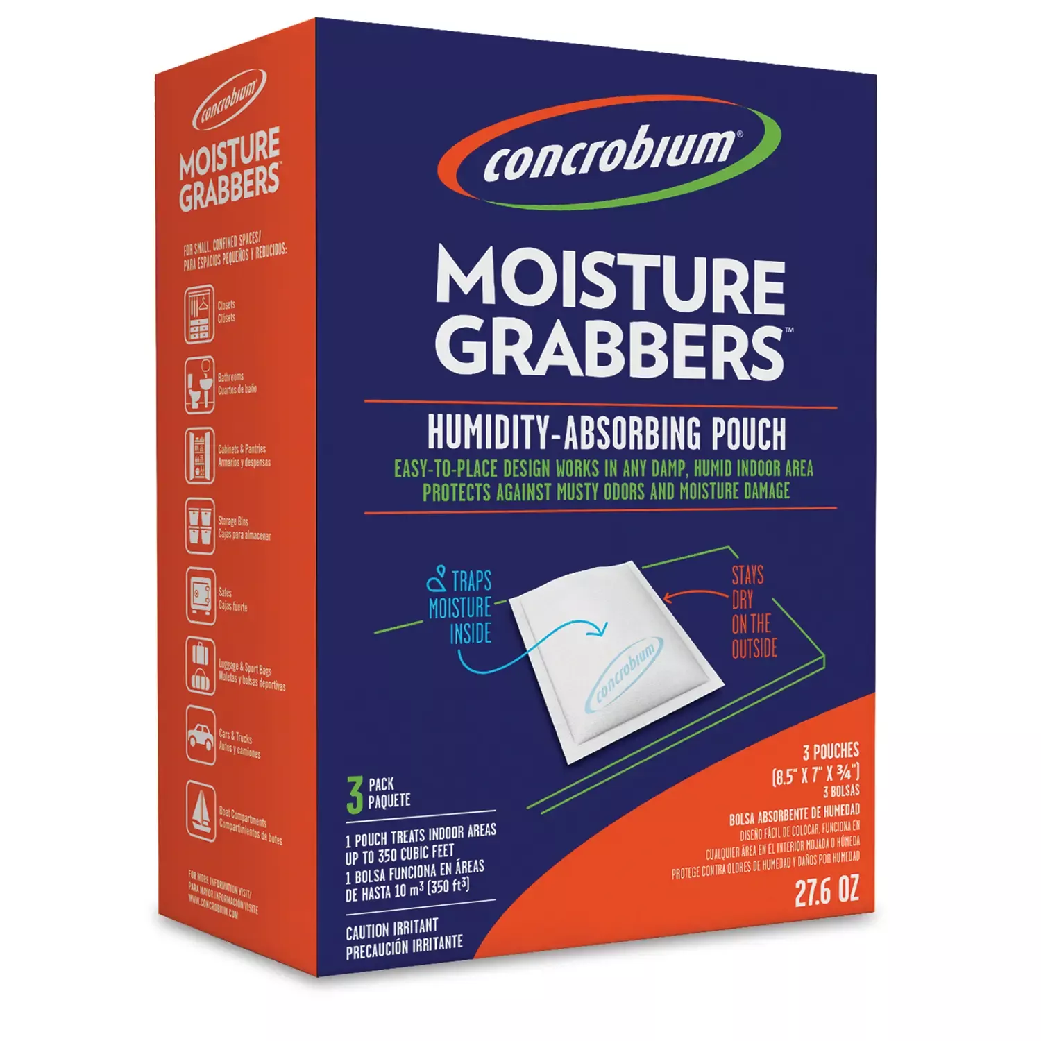 Rust-Oleum - 7453276 -MOISTURE GRABBERS 3CT