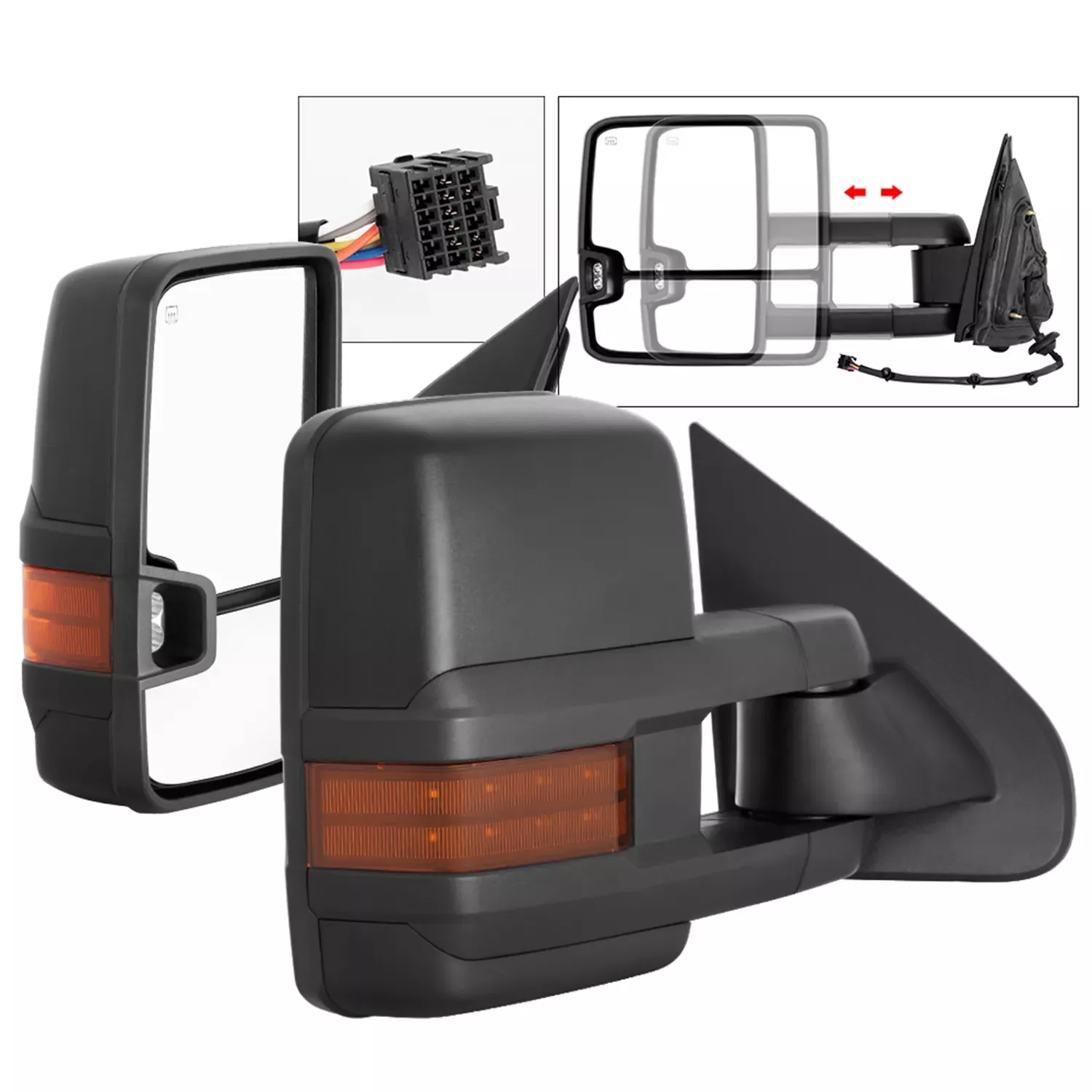 Spyder Auto 9936708 XTune Door Mirror Set