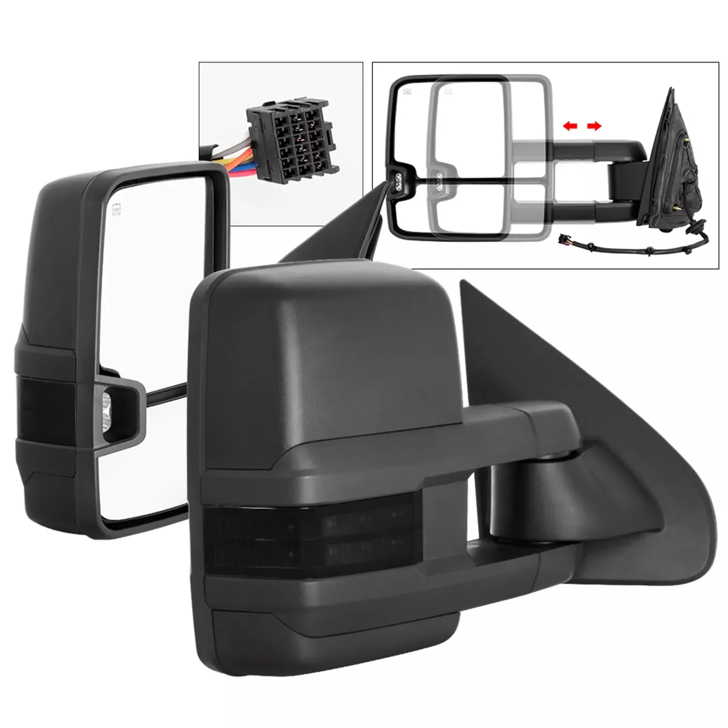 Spyder Auto 9936739 XTune Door Mirror Set