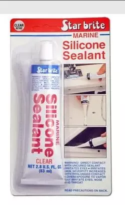 Star brite - 082102P -STAR BRITE 82102 SILICONE SEALANT 2.8OZ CL