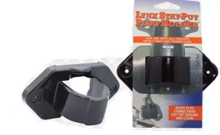 Tri-Lynx 8200B Lynx Stay-Put Plug Holder, Black