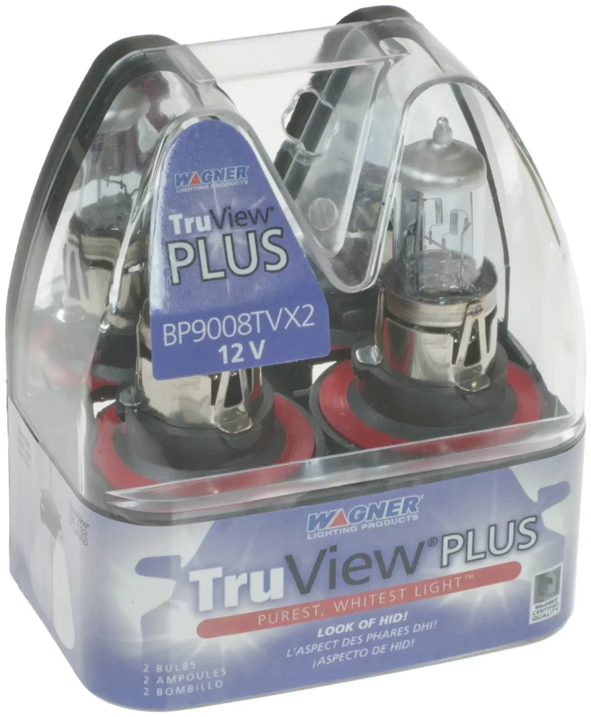 Wagner Lighting Daytime Running Light Bulb,Headlight Bulb P/N:BP9008TVX2
